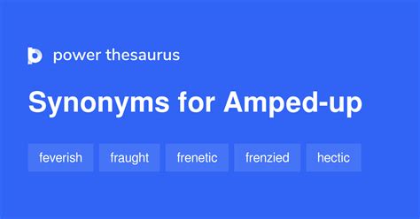 amp synonym|another word for amped up.